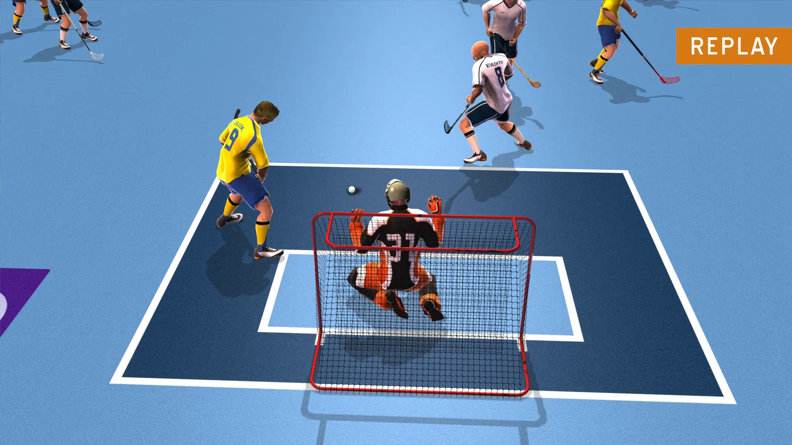 Replay view from the 2025 Floorball League 2010 rerelease